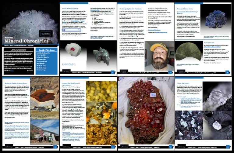 Monthly Mineral Chronicles Vol 1 No 1