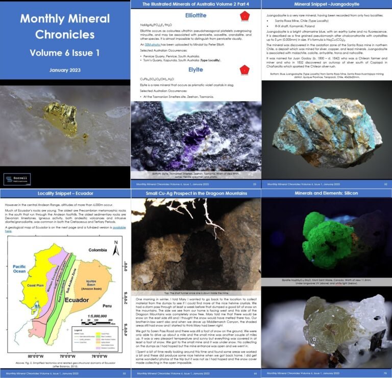 Monthly Mineral Chronicles Vol 6 No 1