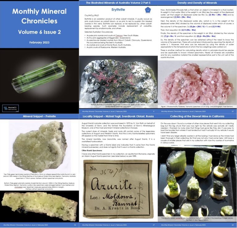Monthly Mineral Chronicles Vol 6 No 2