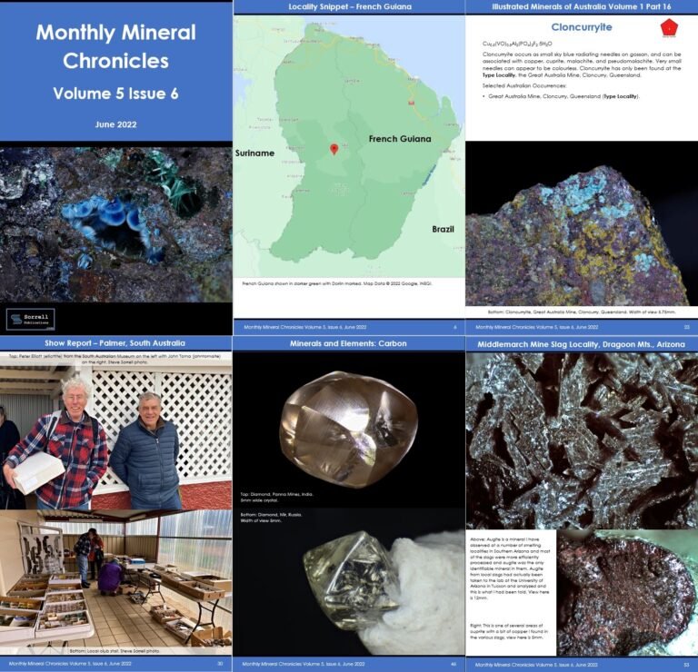 Monthly Mineral Chronicles Vol 5 No 6