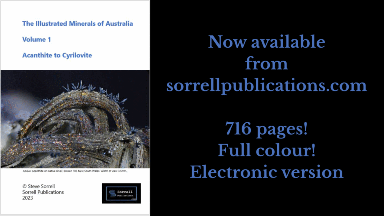 Some highlights of Volume 1 of the Illustrated Minerals of Australia…