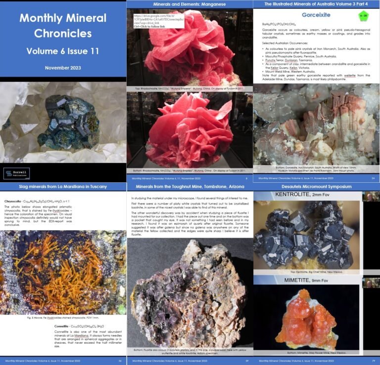 Monthly Mineral Chronicles Volume 6 Issue 11