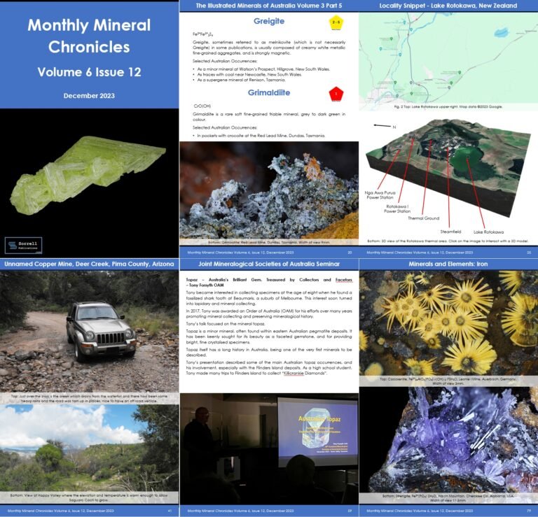 Monthly Mineral Chronicles Volume 6 Issue 12