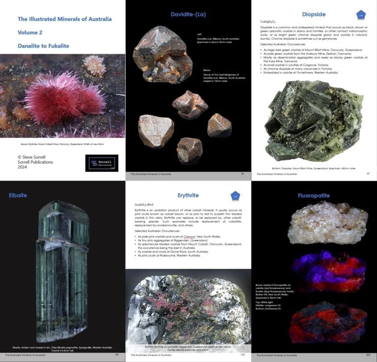 The Illustrated Minerals of Australia – Volume 2 – Electronic Edition