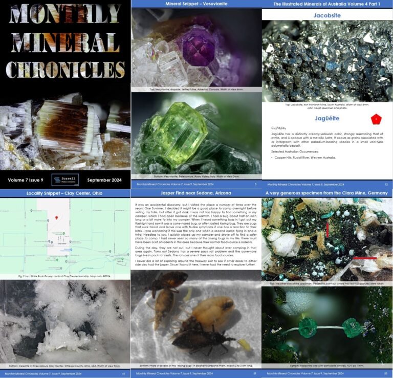 Monthly Mineral Chronicles Volume 7 Issue 9