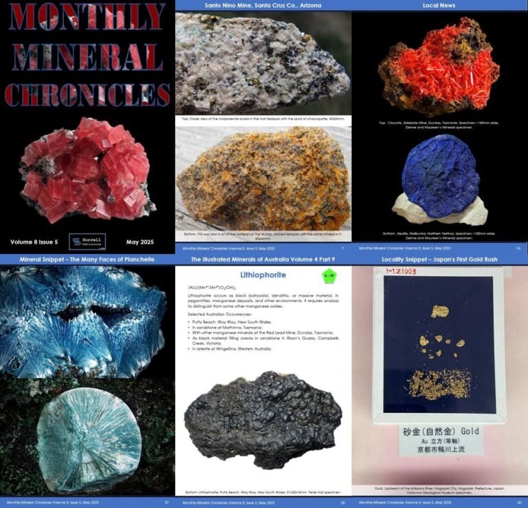 Monthly Mineral Chronicles Volume 8 Issue 5