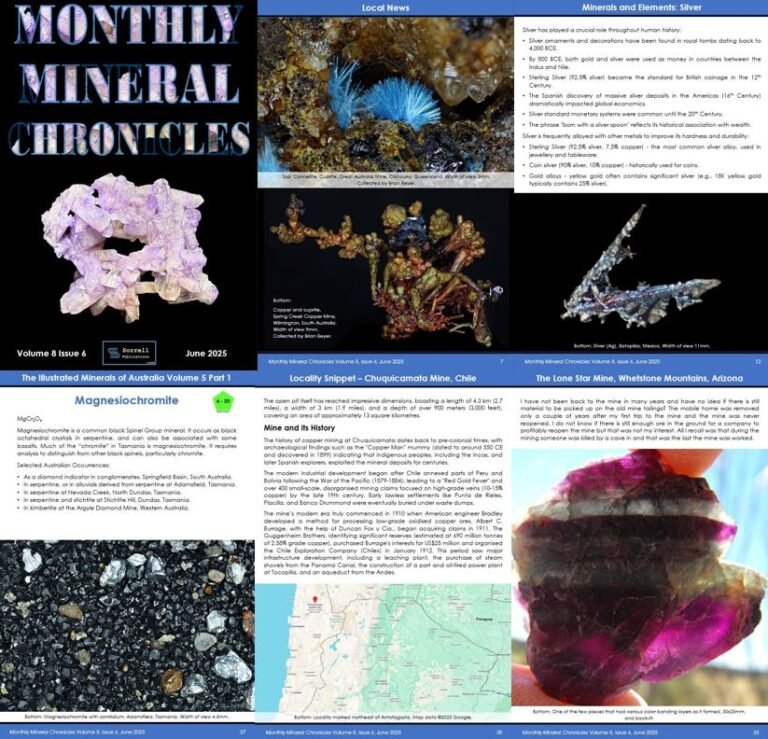 Monthly Mineral Chronicles Volume 8 Issue 6