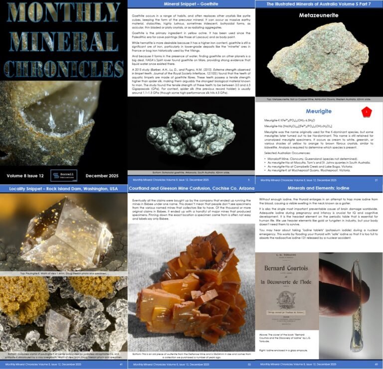 Monthly Mineral Chronicles Volume 8 Issue 12