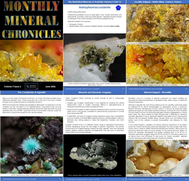 Monthly Mineral Chronicles Volume 9 Issue 6