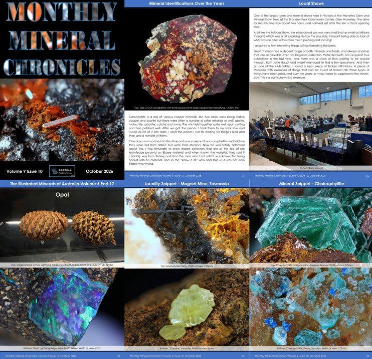 Monthly Mineral Chronicles Volume 9 Issue 10